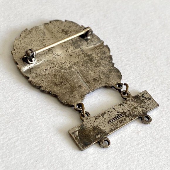 WWII US Army Air Force Technician Badge Sterling Large Size AP Mechanic Bar - Picture 4 of 7